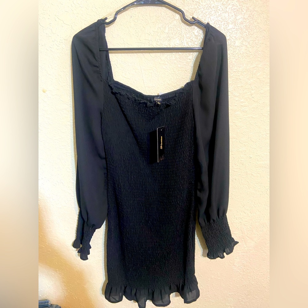 ShineStar Black body dress xL